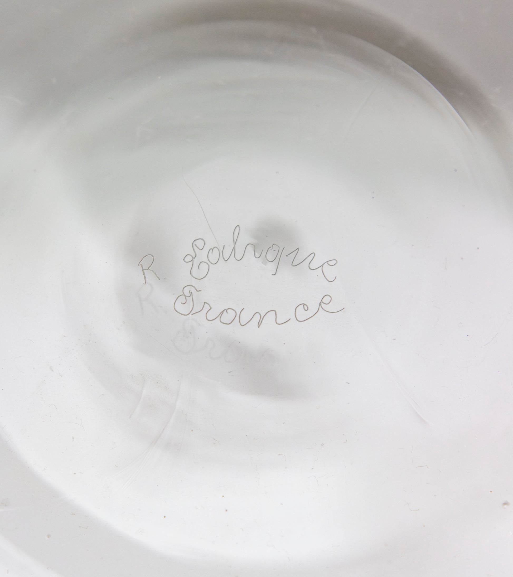 Pair of René Lalique Decanters in the 'Logelbach' Pattern