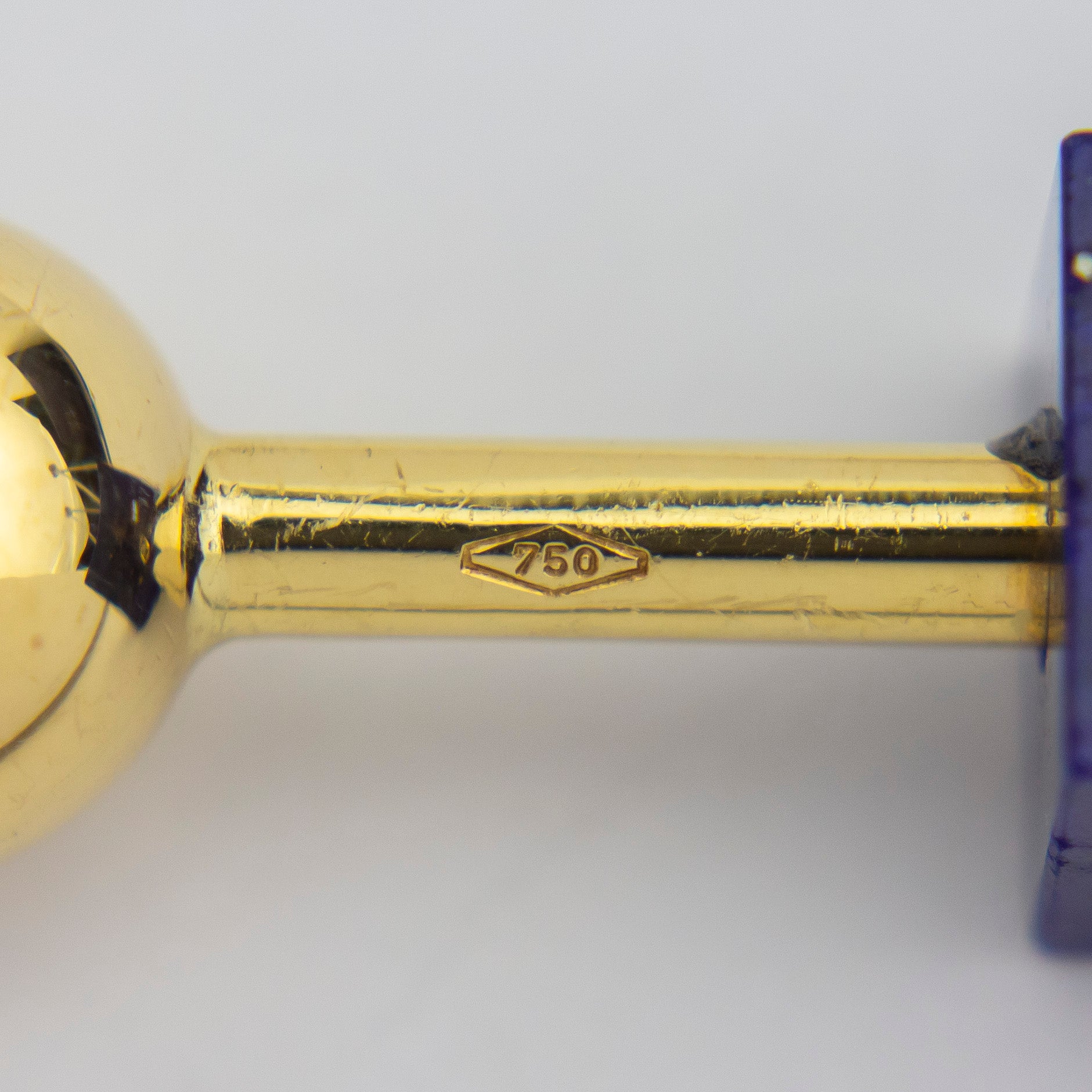 Tiffany & Co Gold & Lapis Lazuli Cufflinks