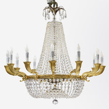 Load image into Gallery viewer, Hollywood Regency Crystal Chandelier
