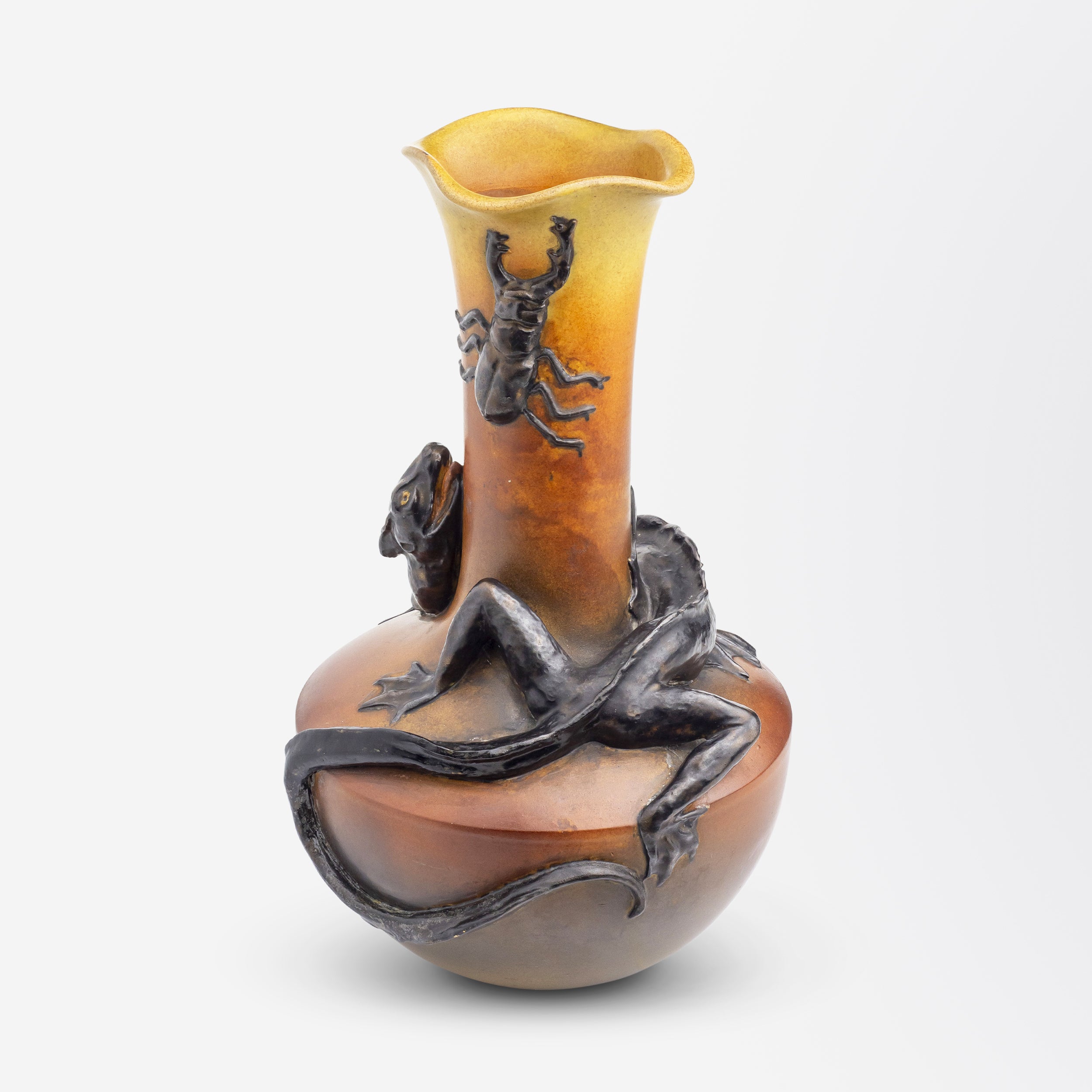 Danish Art Nouveau Vase by P. Ipsen