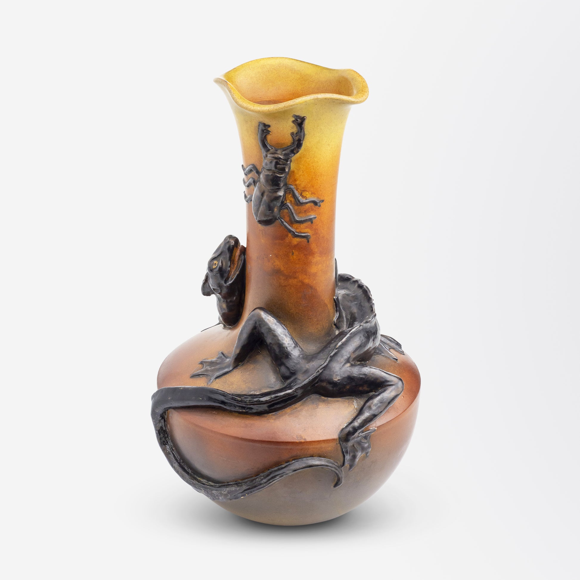 Danish Art Nouveau Vase by P. Ipsen