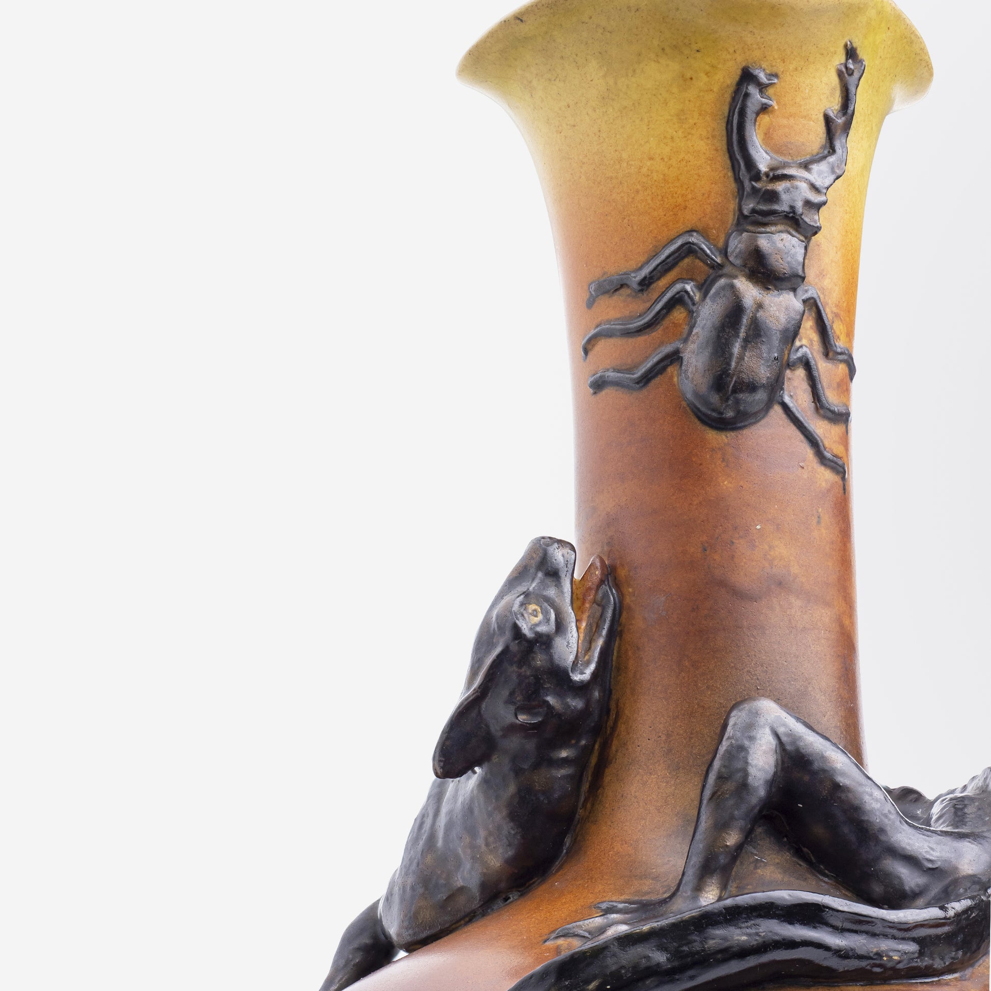 Danish Art Nouveau Vase by P. Ipsen