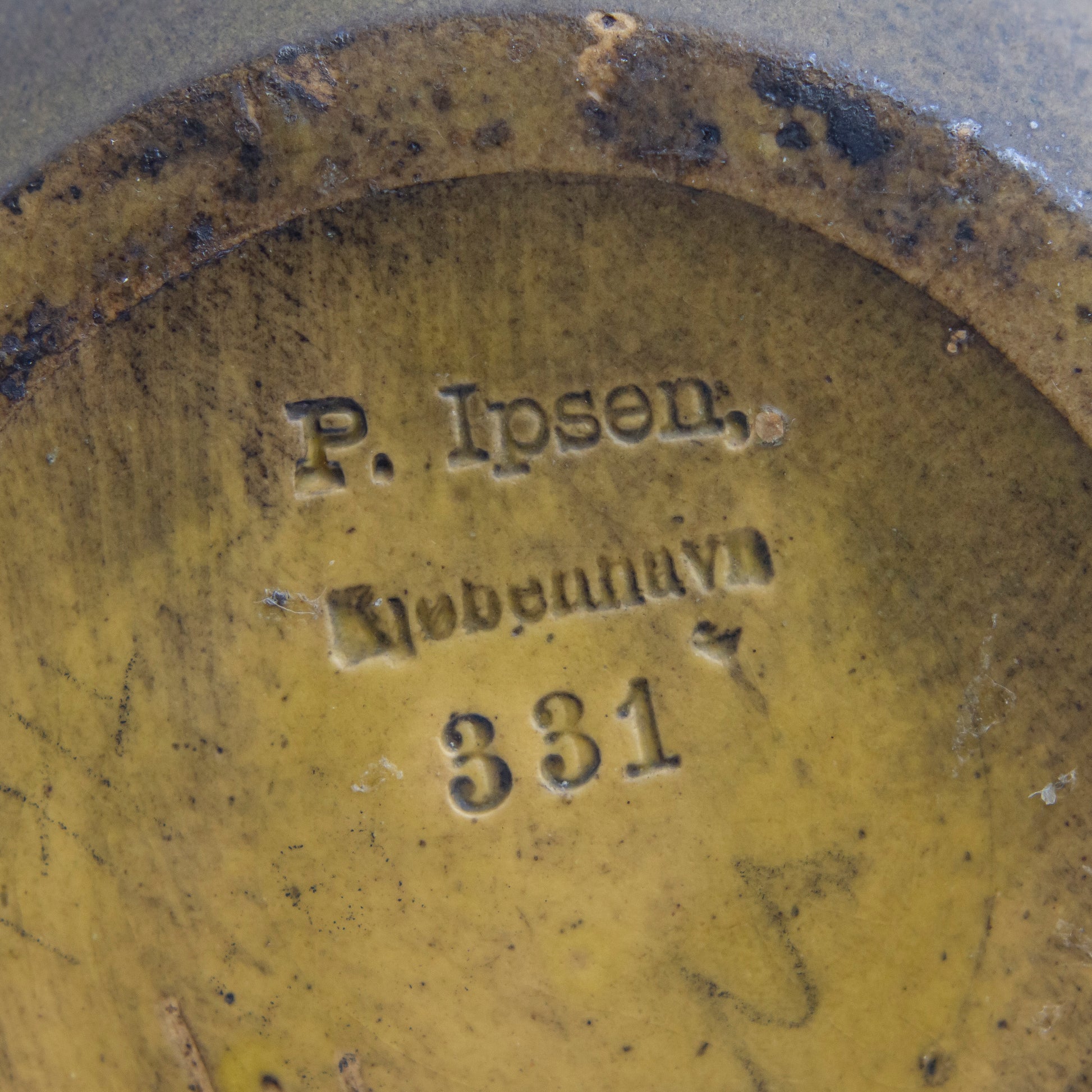 Danish Art Nouveau Vase by P. Ipsen