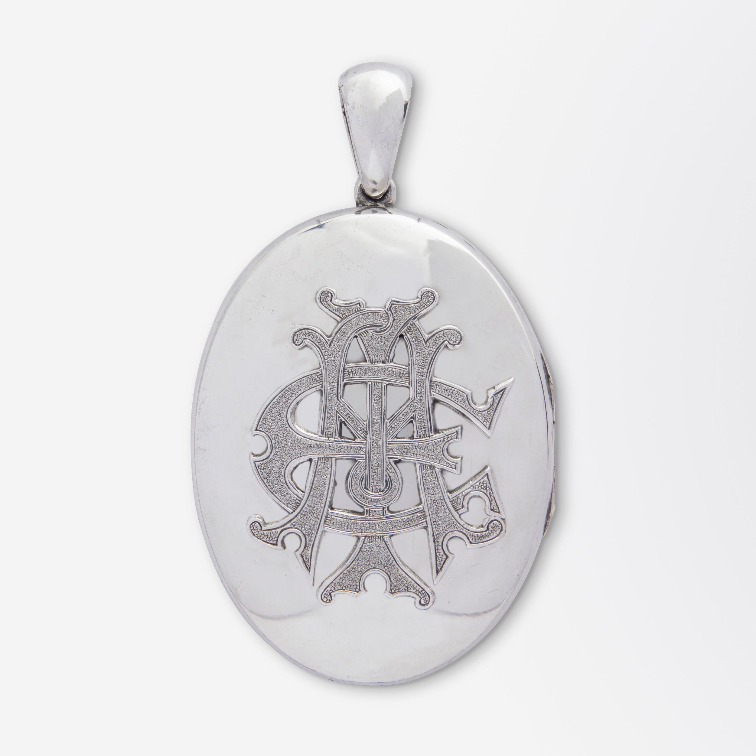 Victorian Sterling Silver 'Amity Eternity Infinity' Locket