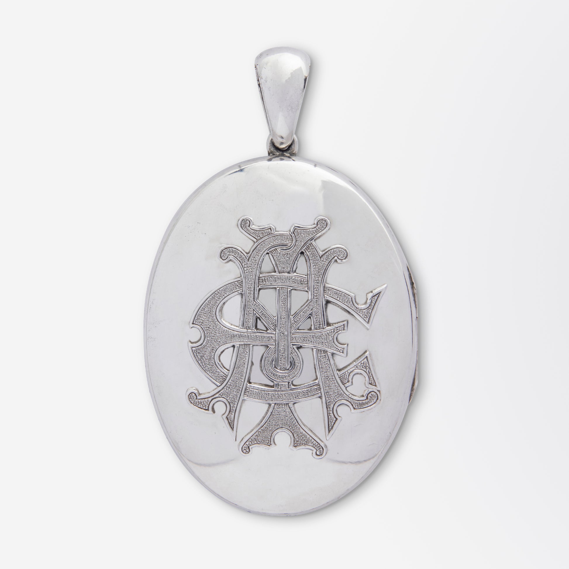 Victorian Sterling Silver 'Amity Eternity Infinity' Locket