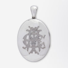 Load image into Gallery viewer, Victorian Sterling Silver &#39;Amity Eternity Infinity&#39; Locket

