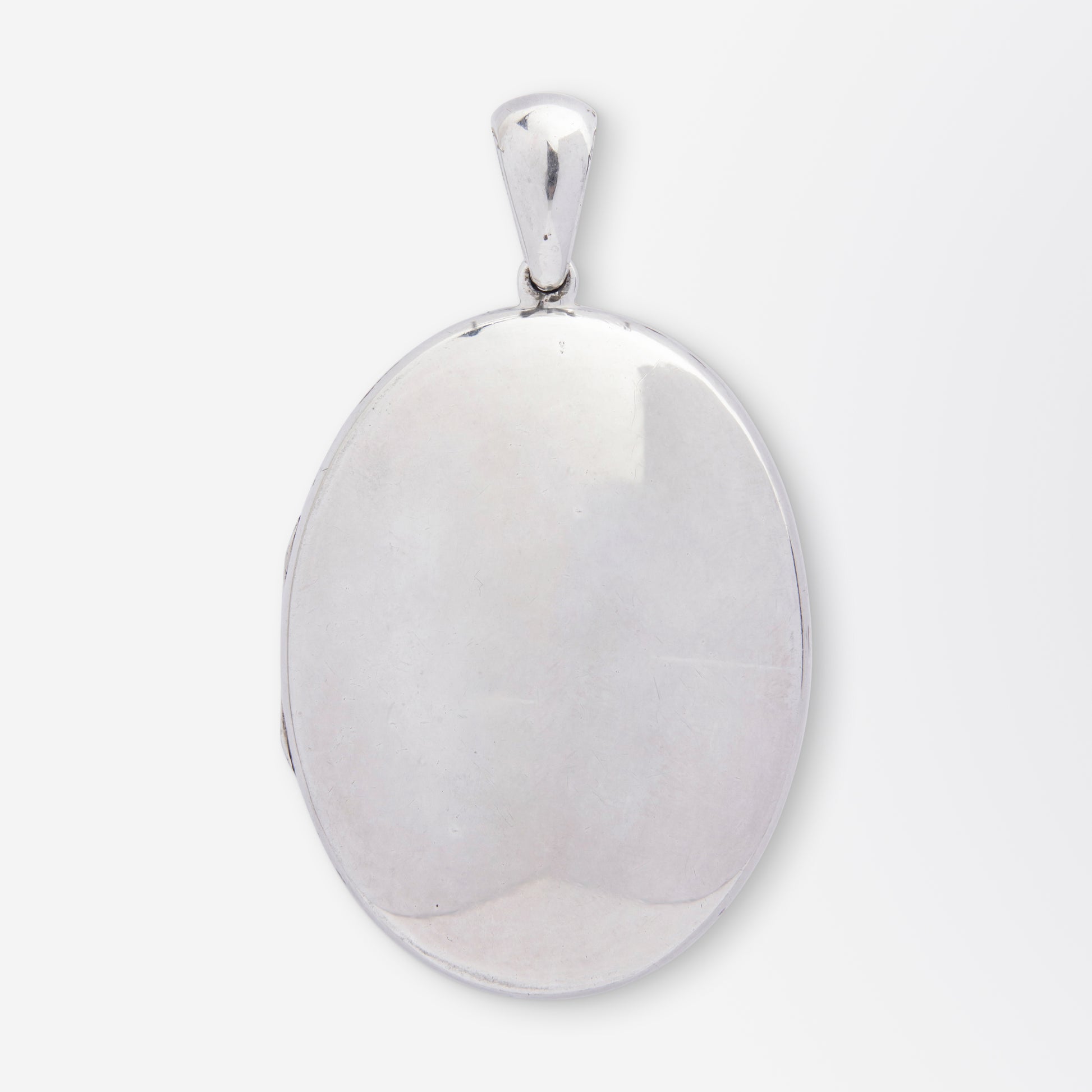 Victorian Sterling Silver 'Amity Eternity Infinity' Locket