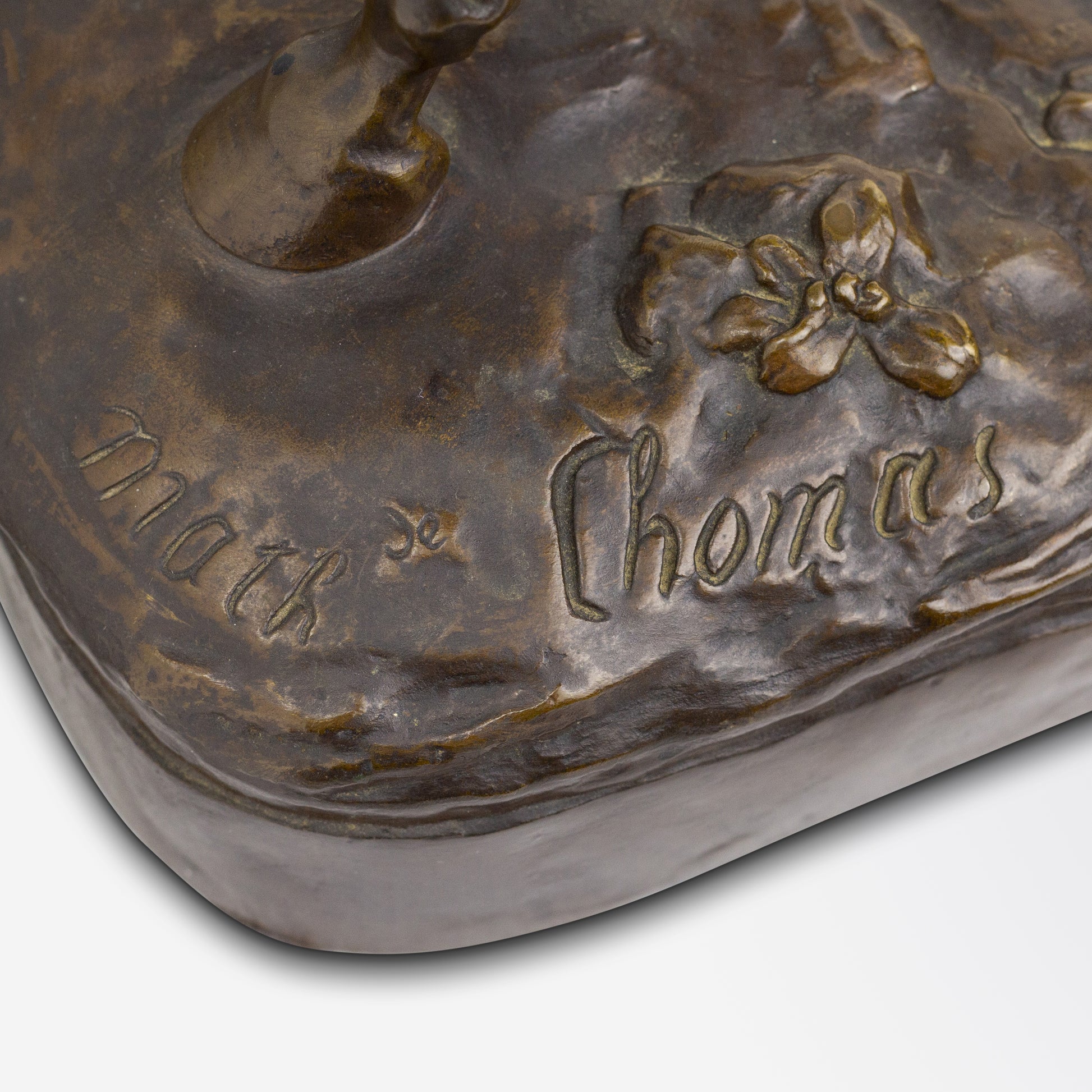 Statue en bronze "Cuirassier à Cheval" de Mathilde Thomas