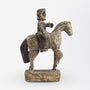 17th Century Hand Carved Santos Figure on Horse