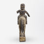 17th Century Hand Carved Santos Figure on Horse