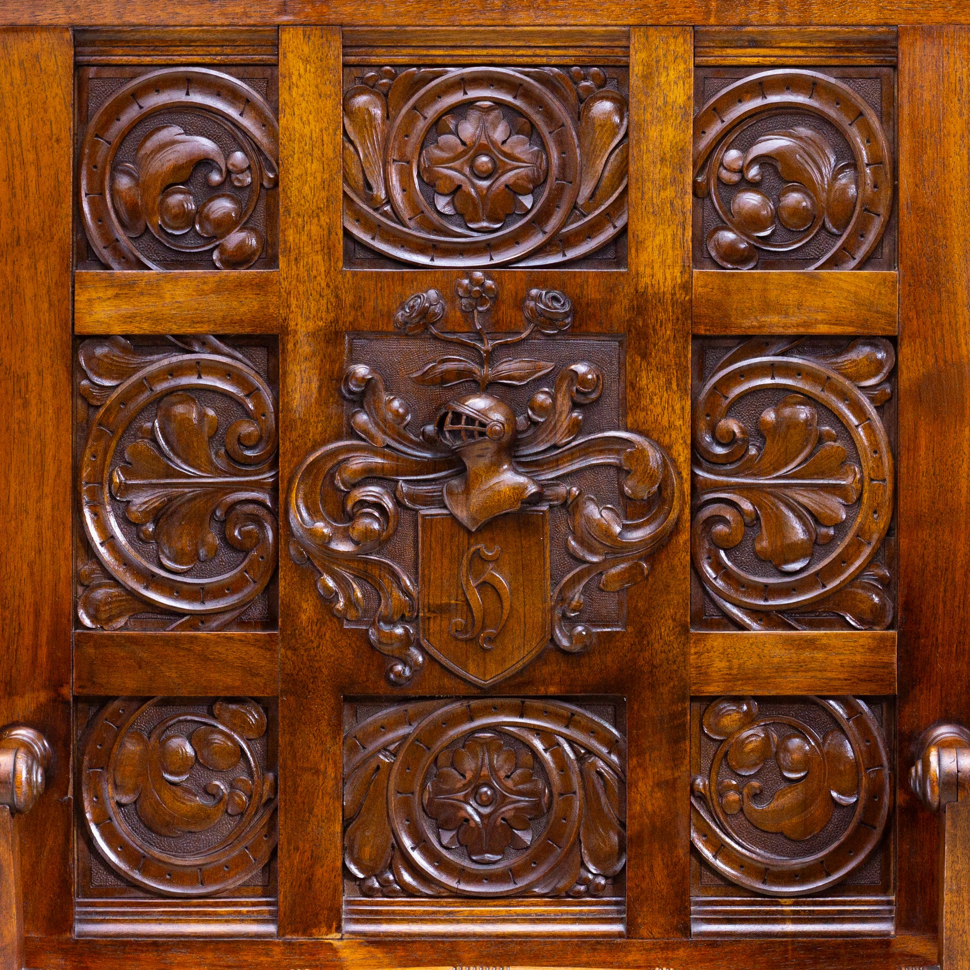 Mid 19th-Century Continental Walnut Folio Stand or Map Case