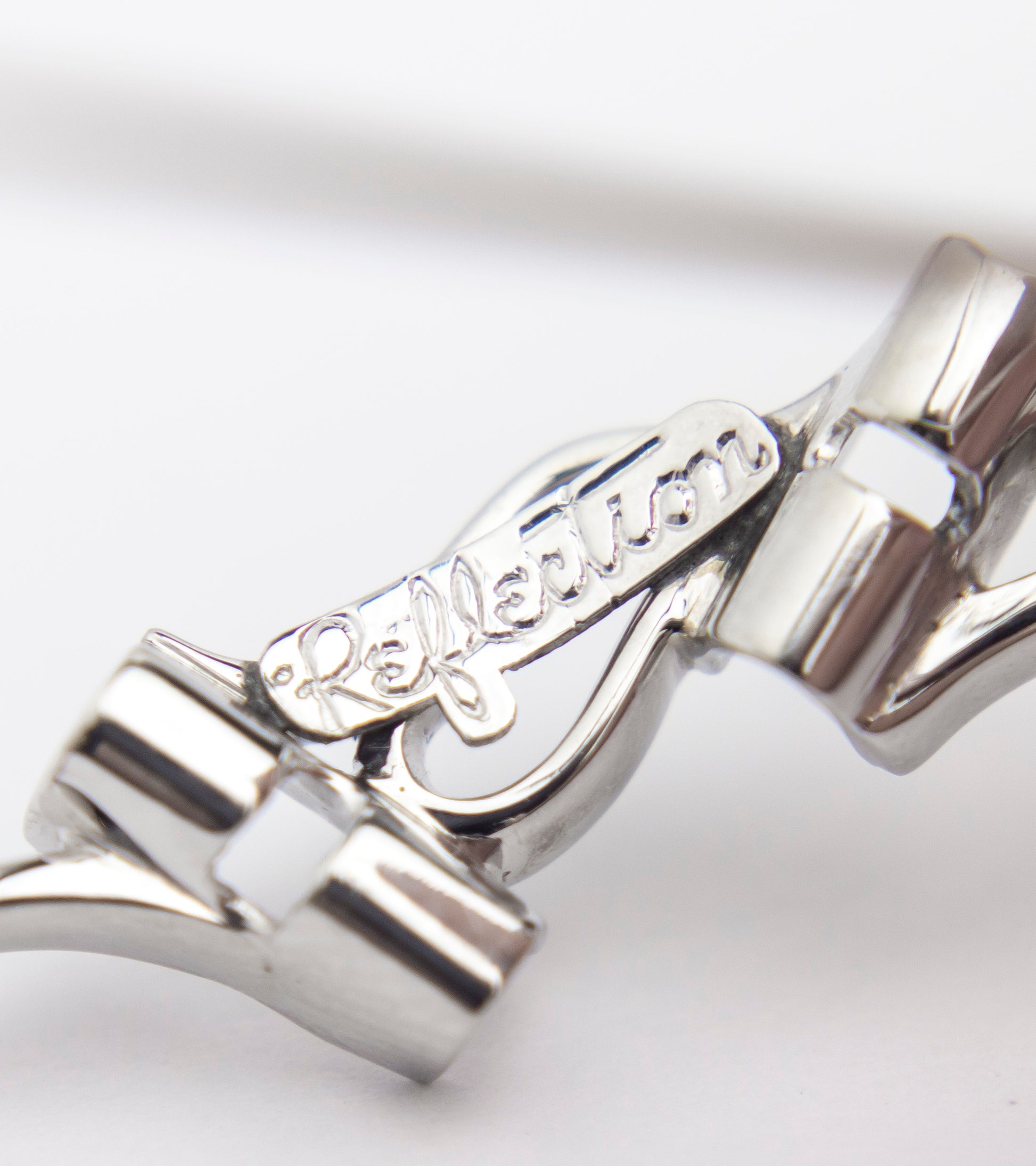Trabert & Hoeffer Mauboussin 'Reflection' Brooch in White Gold & Diamonds