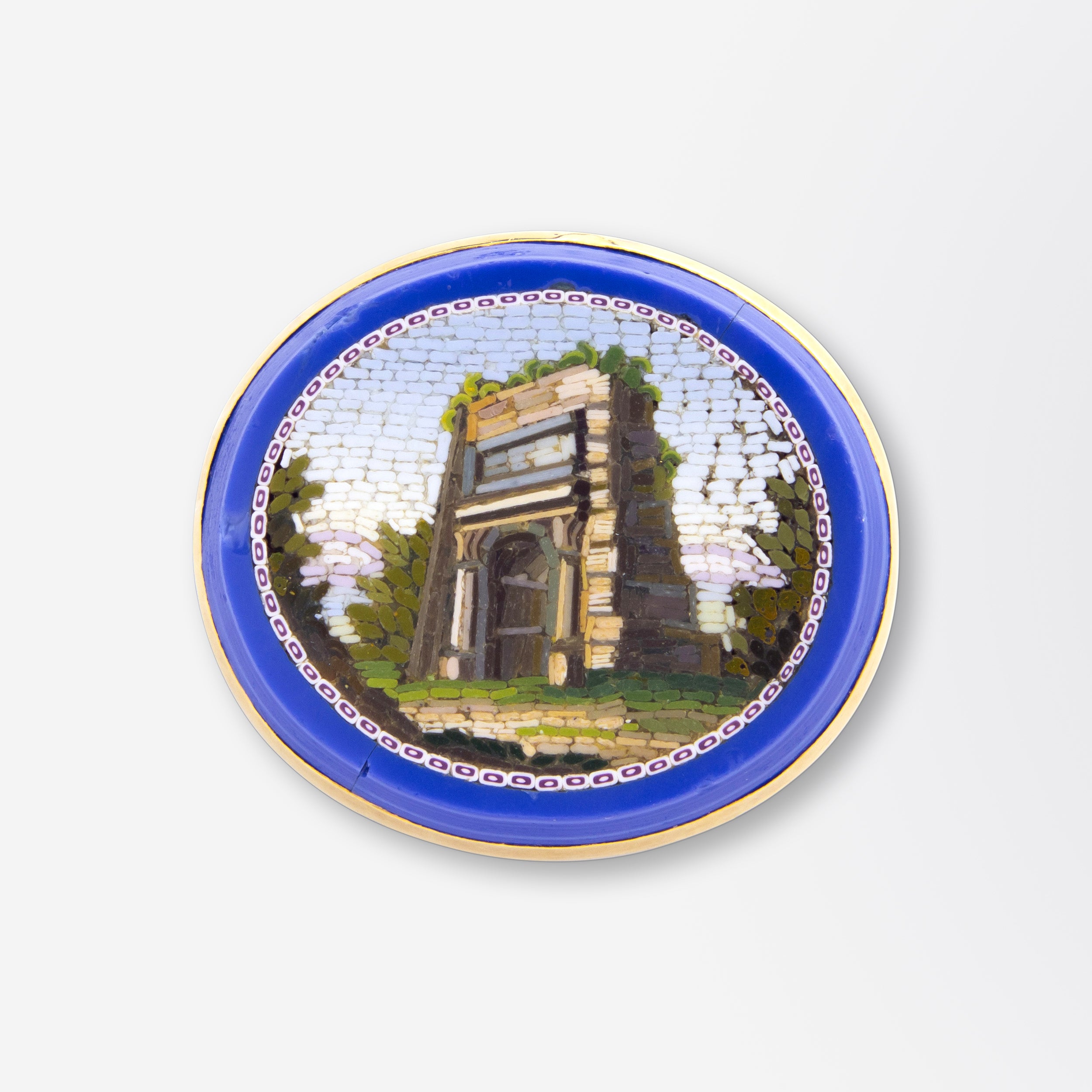 Micro Mosaic Arch of Titus Pin