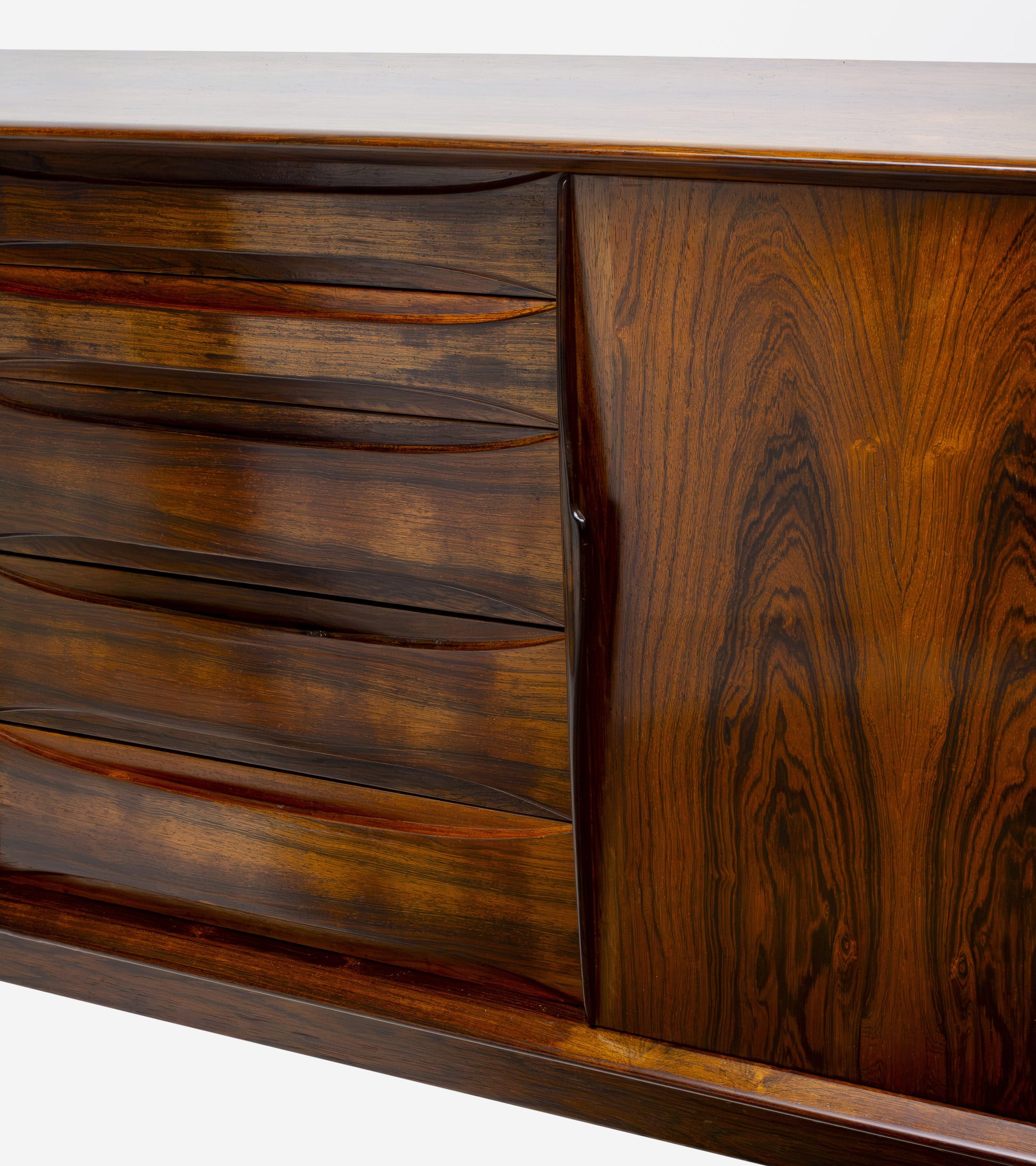 Danish Mid-Century Modern Rosewood Sideboard by Dyrlund