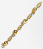 Retro 14K Gold, Moonstone, and Sapphire Bracelet - The Antique Guild