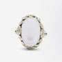 Arts & Crafts Cabochon Moonstone Ring