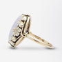 Arts & Crafts Cabochon Moonstone Ring