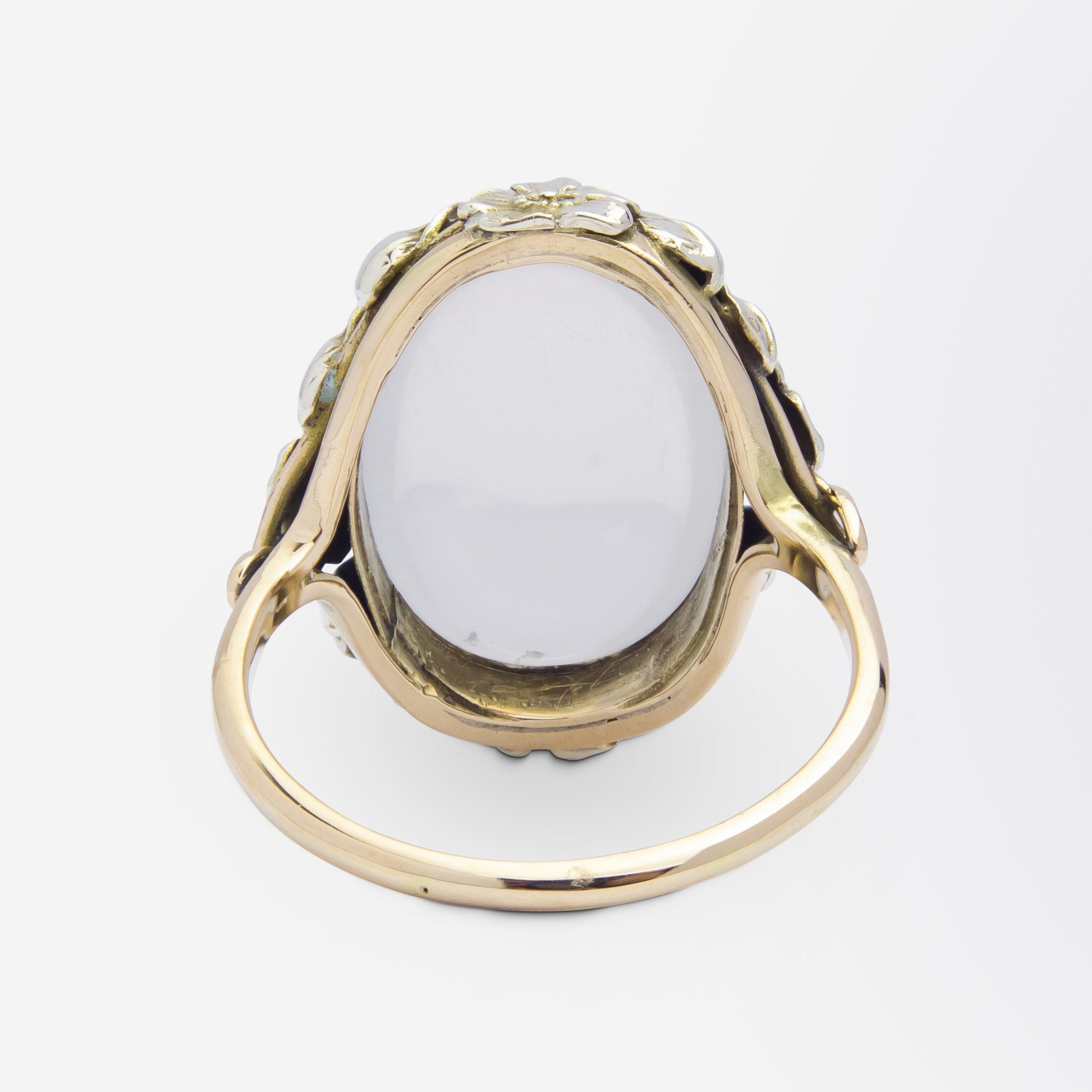 Arts & Crafts Cabochon Moonstone Ring