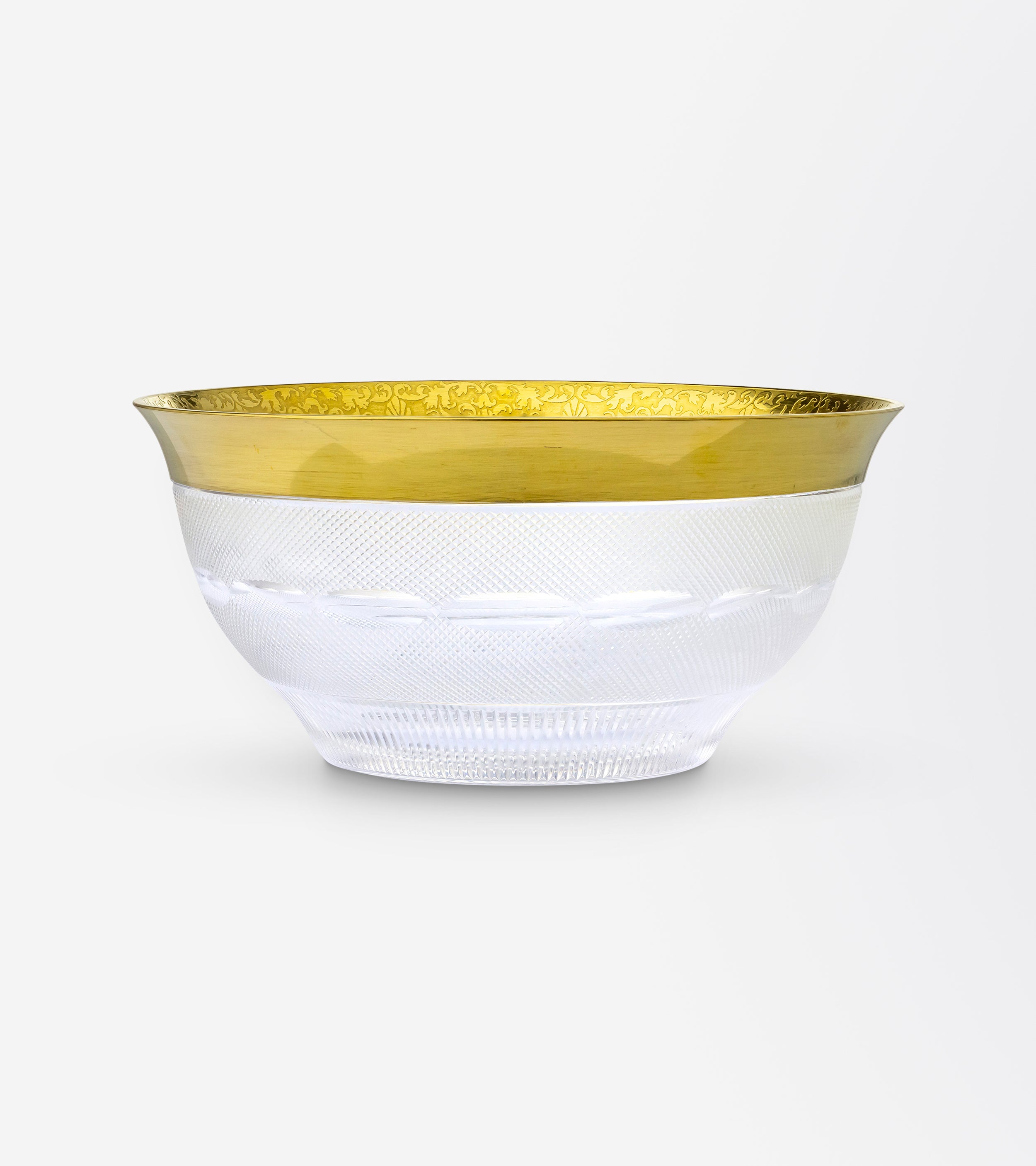 Crystal Bowl by Moser in the "Splendid" Pattern - The Antique Guild