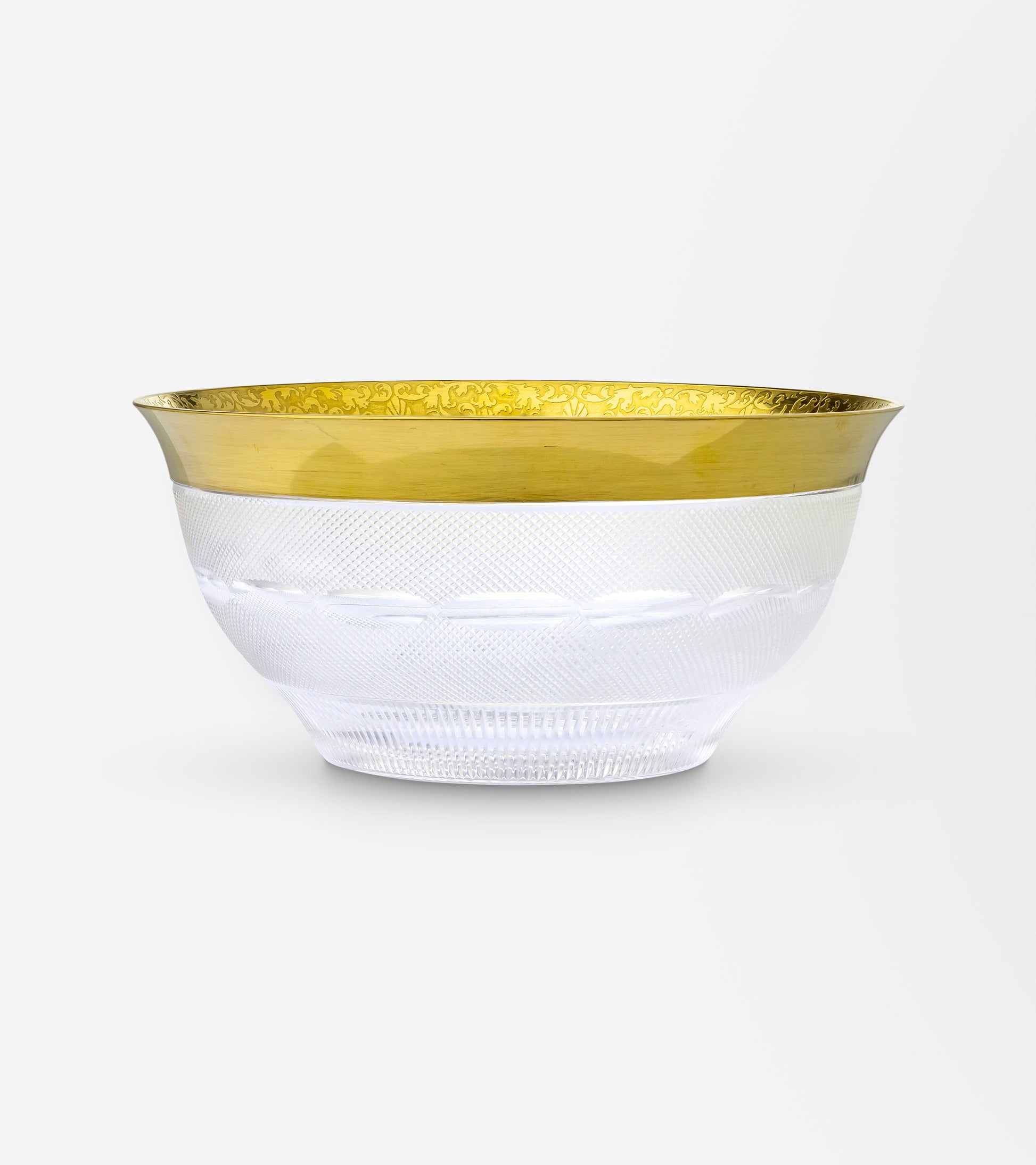 Crystal Bowl by Moser in the "Splendid" Pattern - The Antique Guild