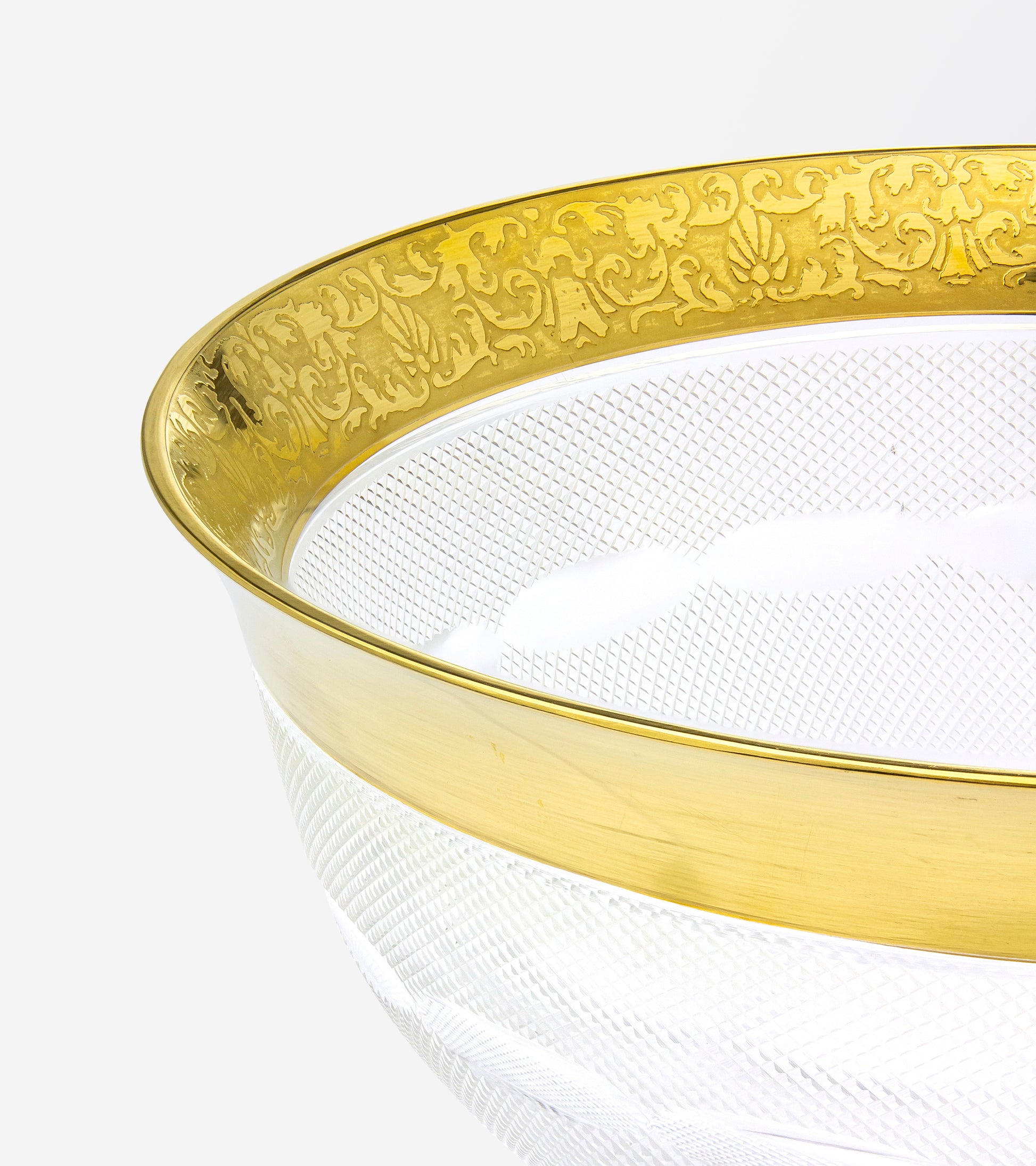 Crystal Bowl by Moser in the "Splendid" Pattern - The Antique Guild