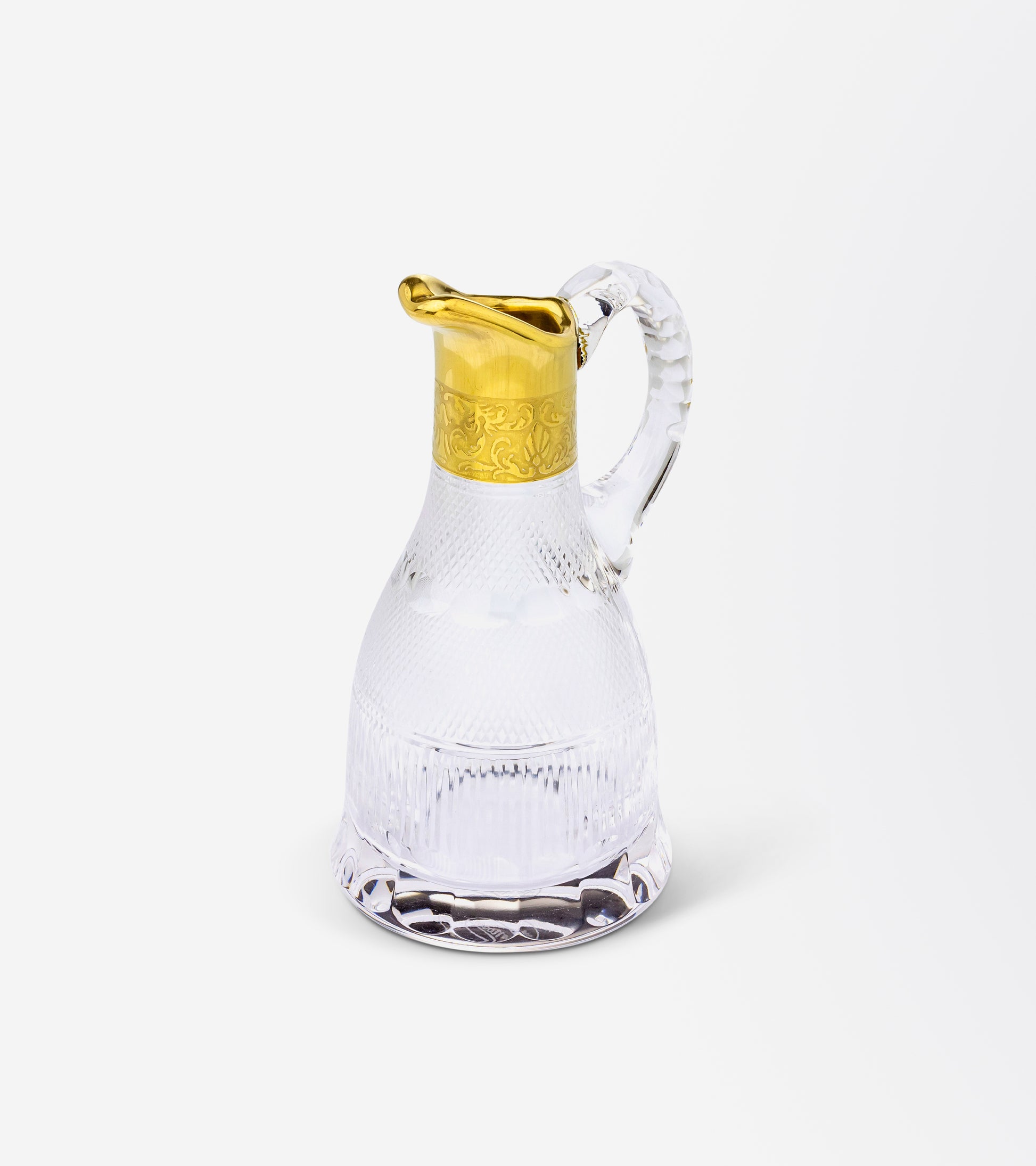 Small Crystal Carafe by Moser in the "Splendid" Pattern - The Antique Guild