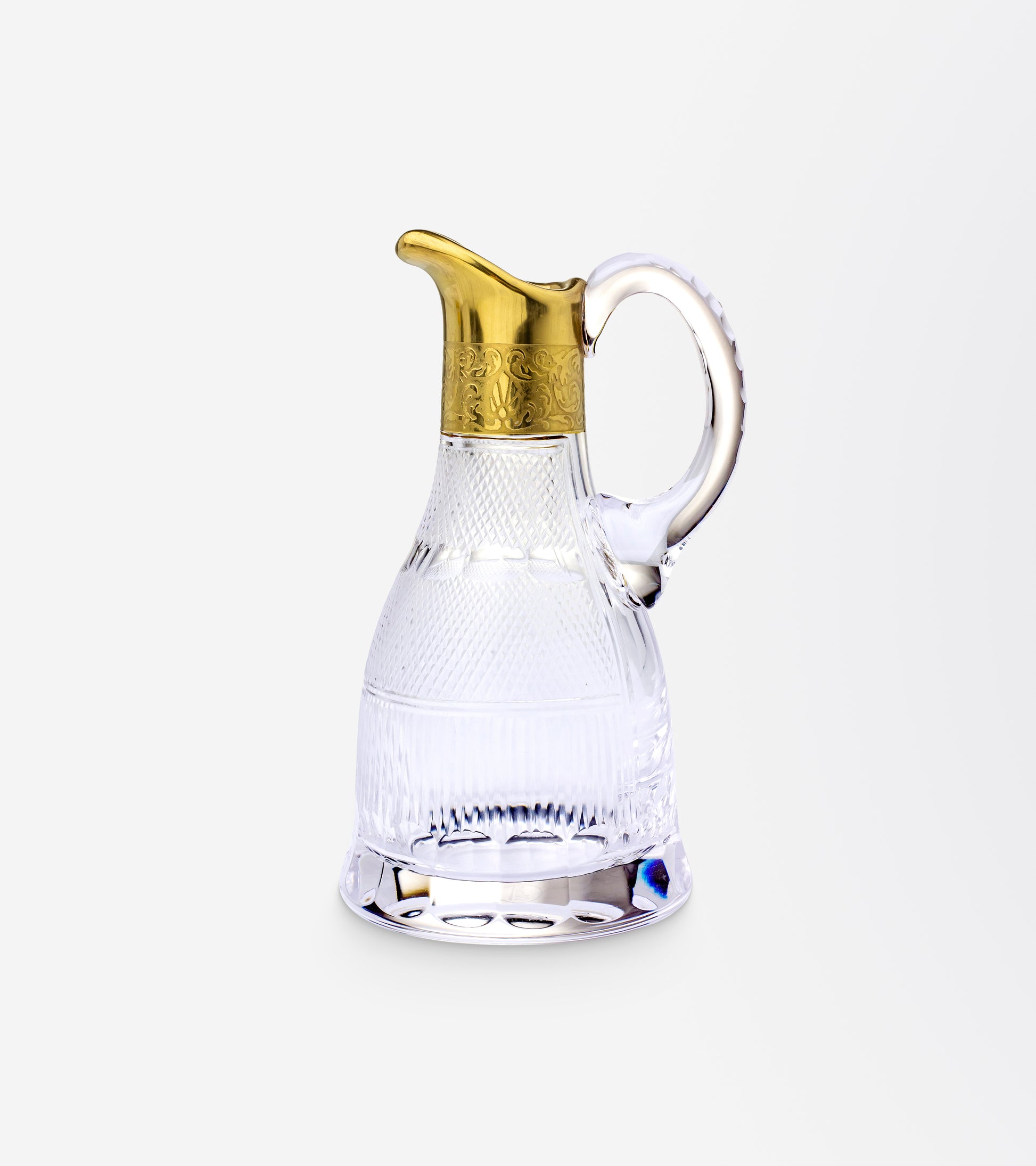 Small Crystal Carafe by Moser in the "Splendid" Pattern - The Antique Guild