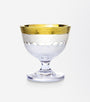 Large Crystal Centrepiece with Gilt Rim by Moser in the "Splendid" Pattern - The Antique Guild