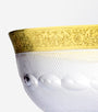 Large Crystal Centrepiece with Gilt Rim by Moser in the "Splendid" Pattern - The Antique Guild