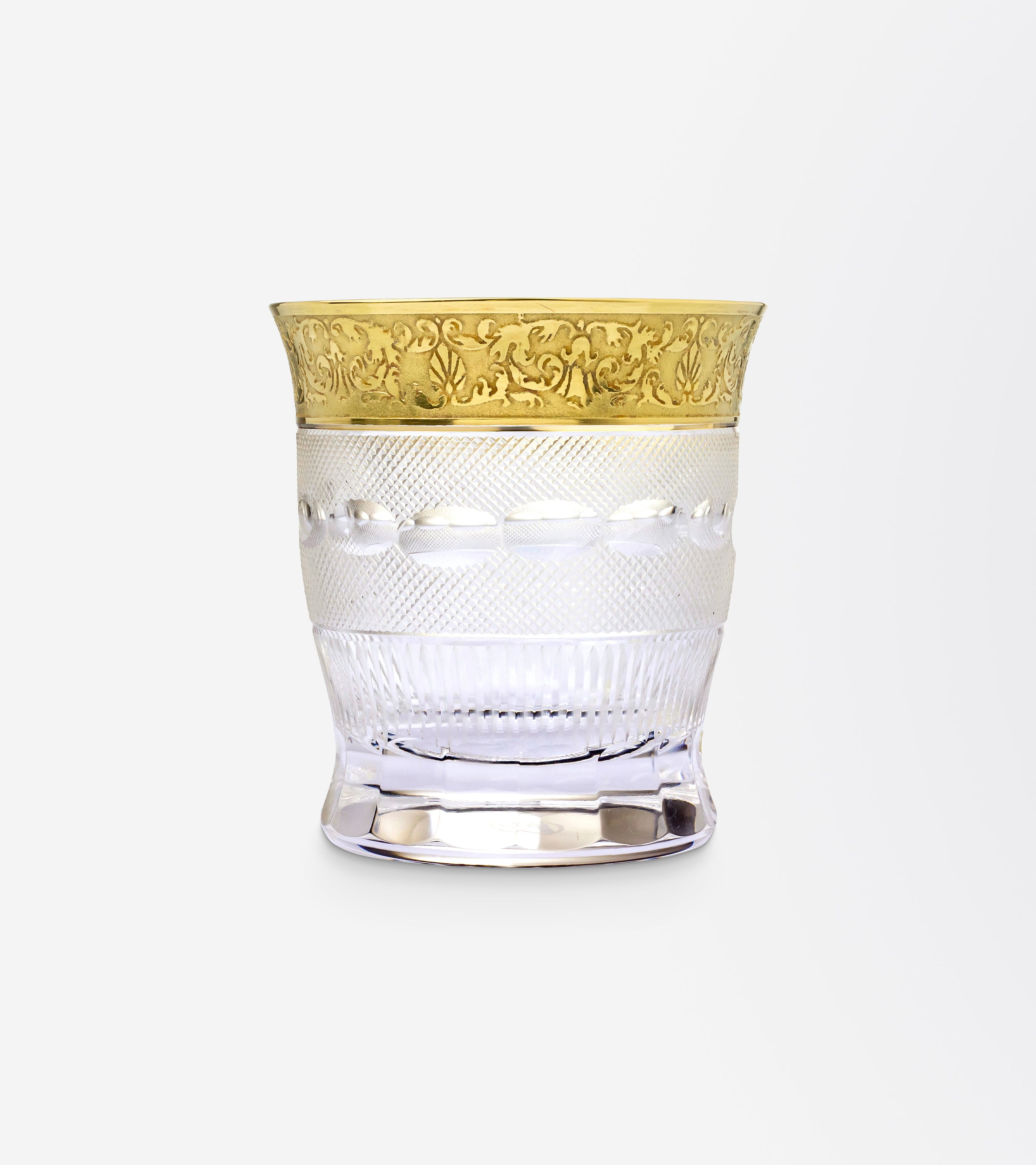 Set of Six Crystal Tumblers by Moser in the "Splendid" Pattern - The Antique Guild