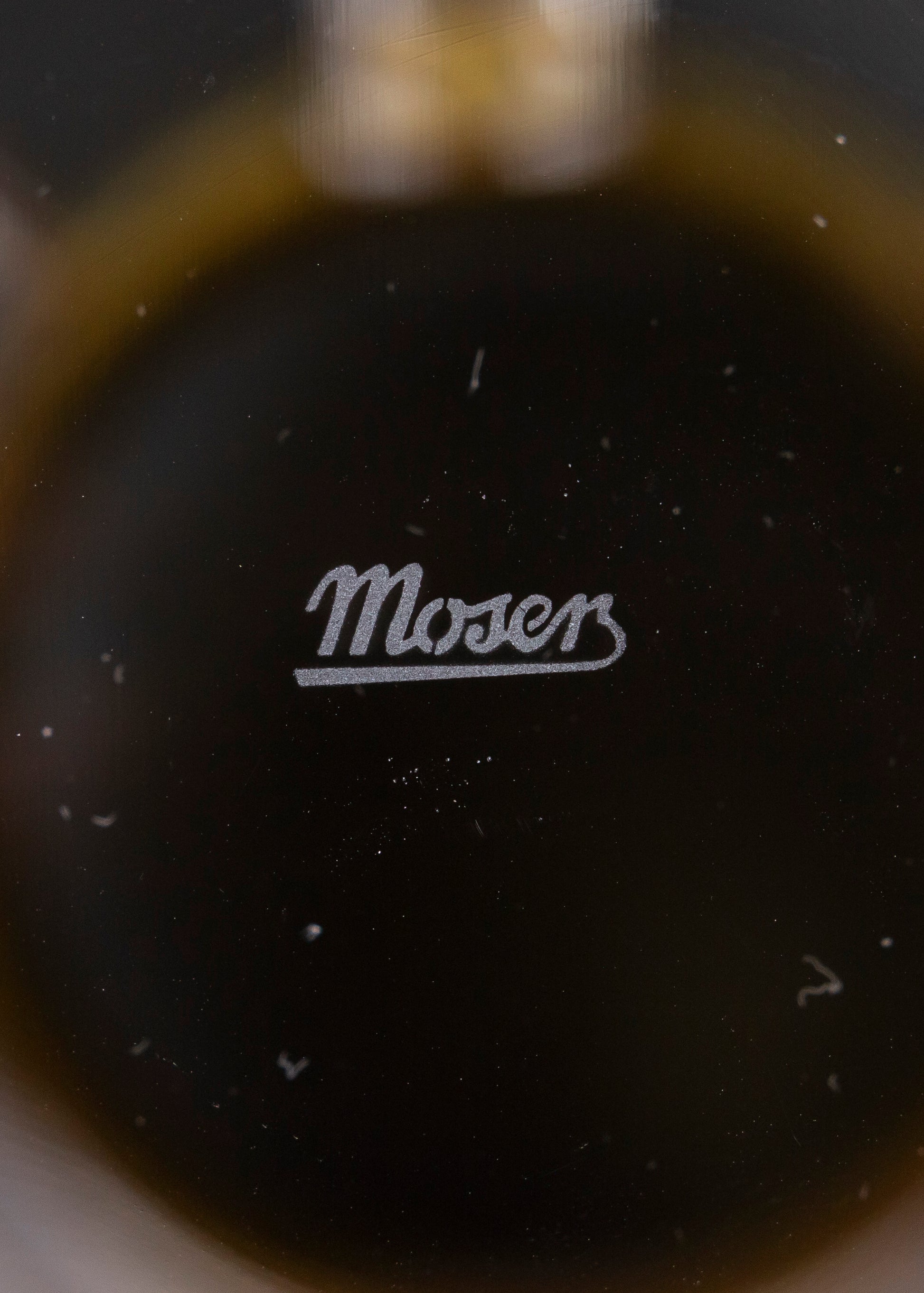 Hand Blown Crystal Pitcher by Moser in "Splendid" Pattern - The Antique Guild