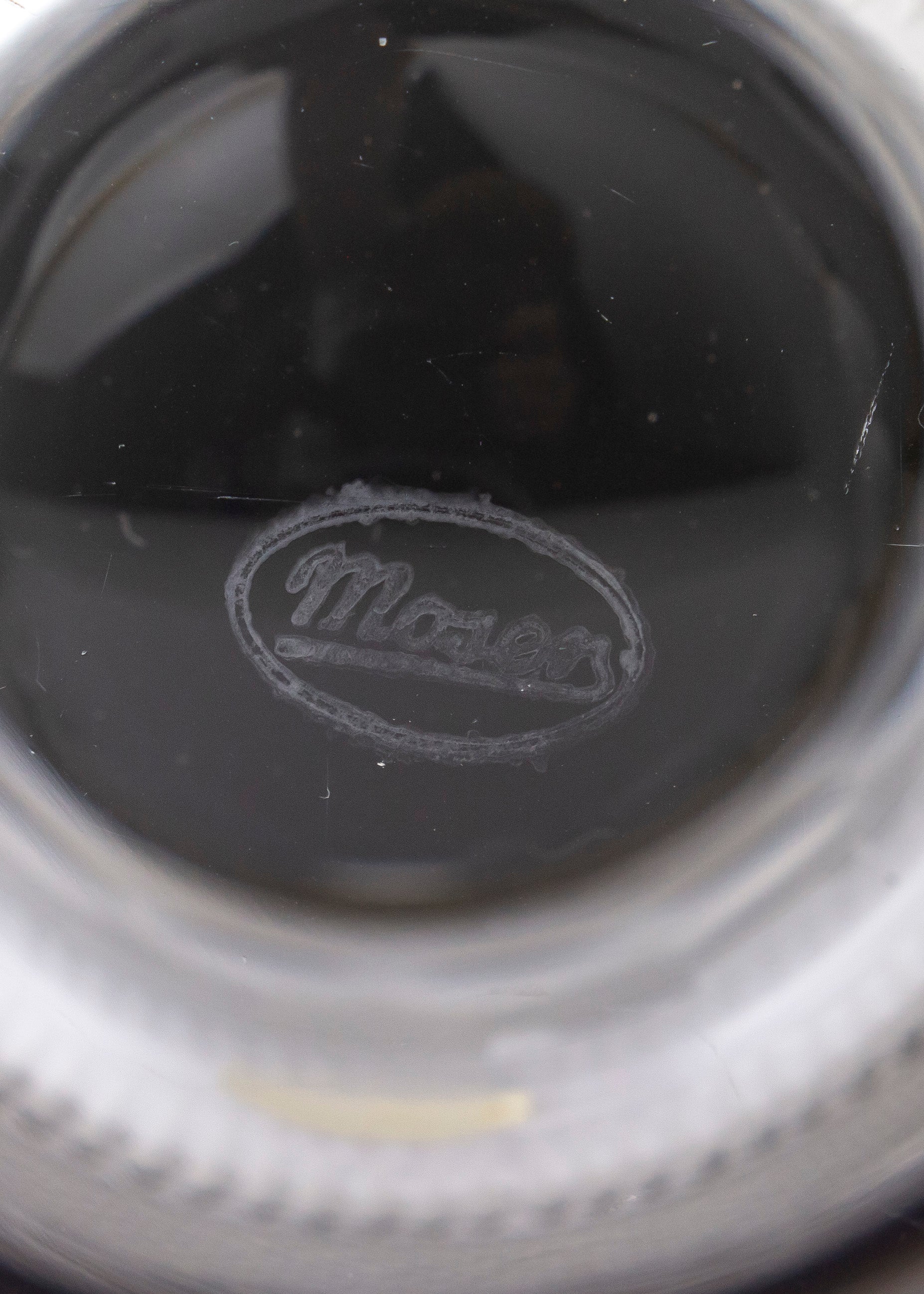 Set of Six Crystal Tumblers by Moser in the "Splendid" Pattern - The Antique Guild