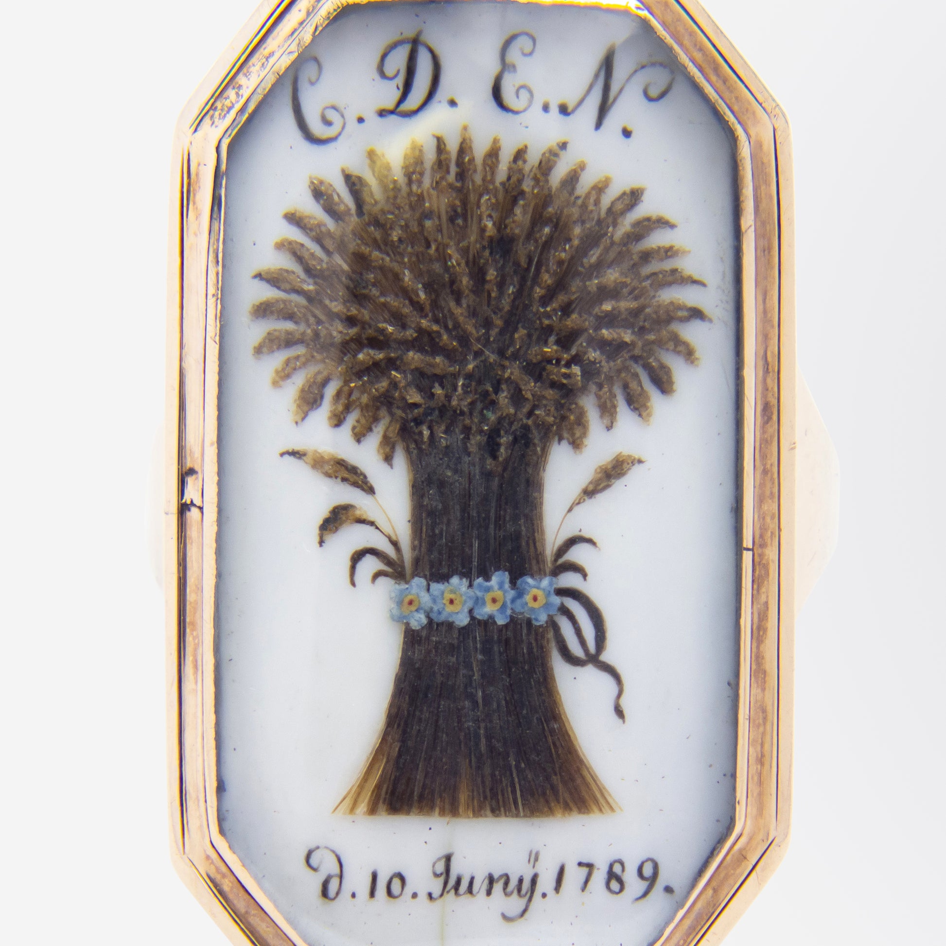 Anneau de deuil « catalan » du XVIIIe siècle