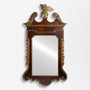 American Federalist Mahogany Veneer Mirror