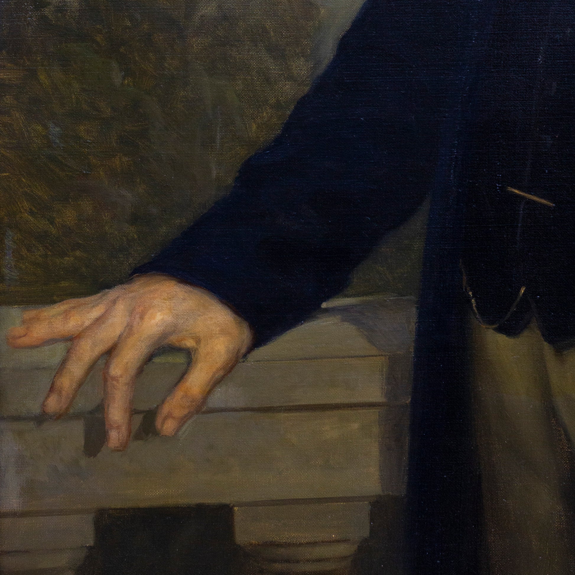 Large Portrait of a Gentleman by Oskar Gross