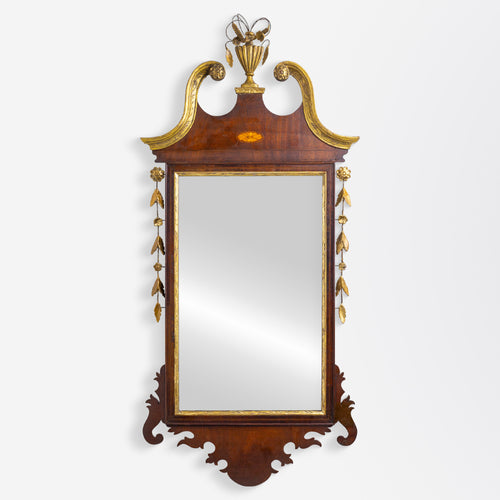 American Federalist Mirror with Urn and Garlands