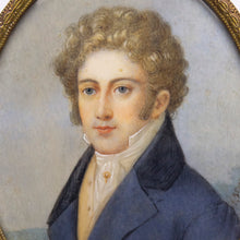 Load image into Gallery viewer, 19th Century Miniature Portrait of a Gentleman Signed &quot;P. Storm&quot;
