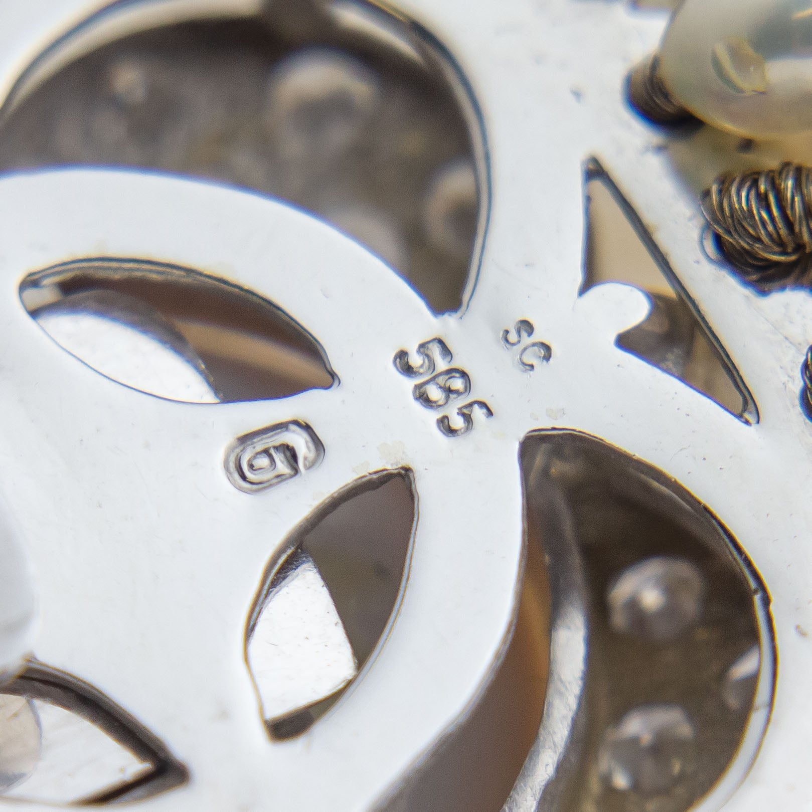 Bracelet de perles style milieu du siècle avec fermoir en perles Mabe et diamants