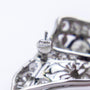 Art Deco Platinum & Diamond Bow Brooch by Kohn