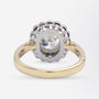 Old Mine Cut & Old European Cut Diamond Cluster Ring