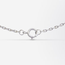 Load image into Gallery viewer, Platinum, Diamond &amp; Aquamarine Necklace
