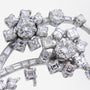 Platinum & Diamond Floral Brooch by Wolf Horovitz of Alexandria