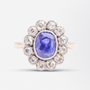 Edwardian Colour Change Sapphire & Diamond Ring