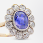 Edwardian Colour Change Sapphire & Diamond Ring