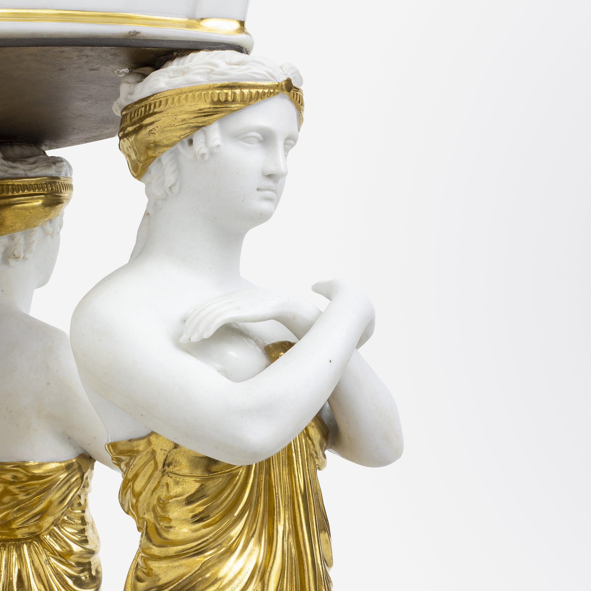 Hard Paste Porcelain Centrepiece by P.L. Dagoty of Paris