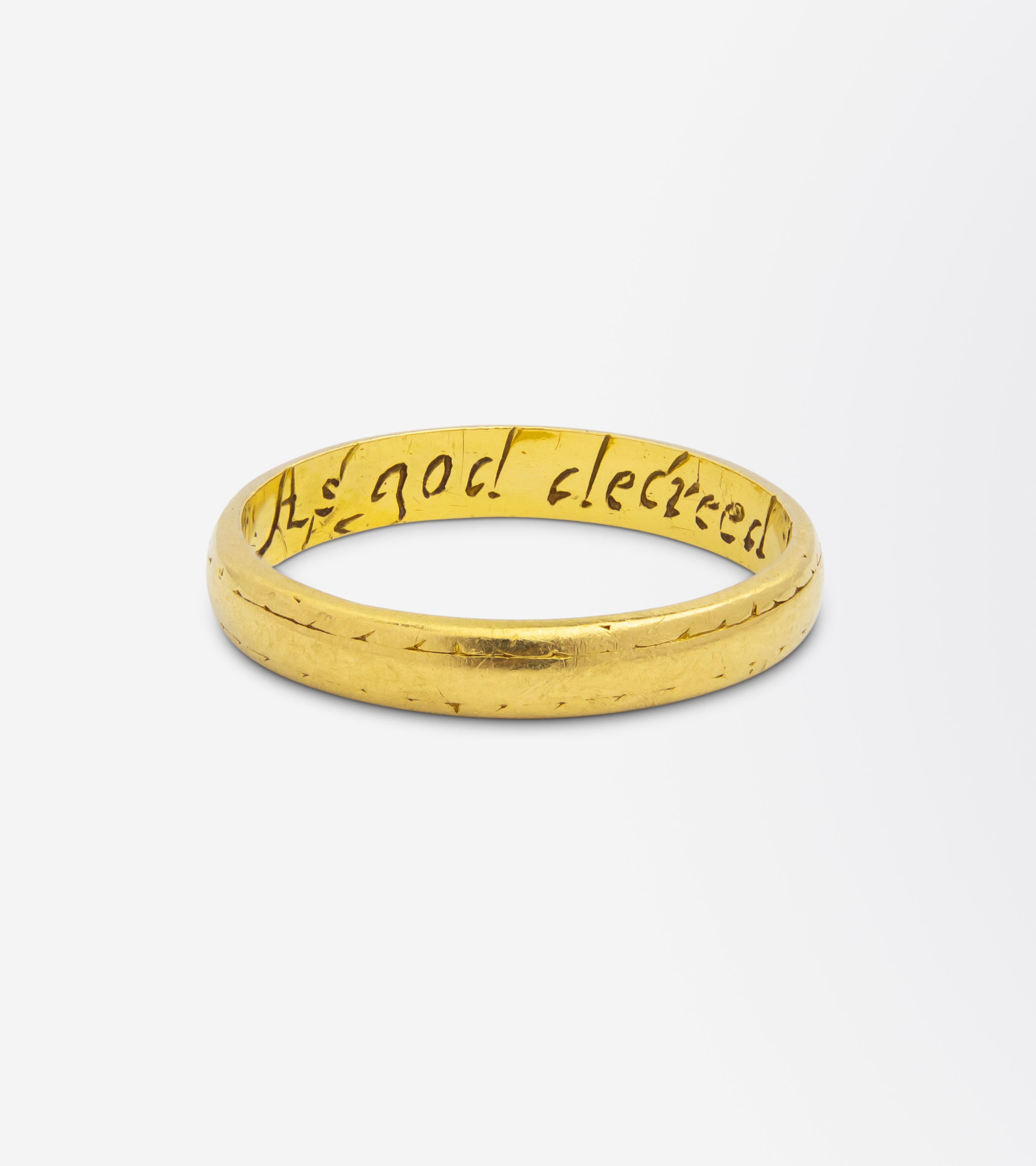 18th Century Posy Ring in 18kt Gold