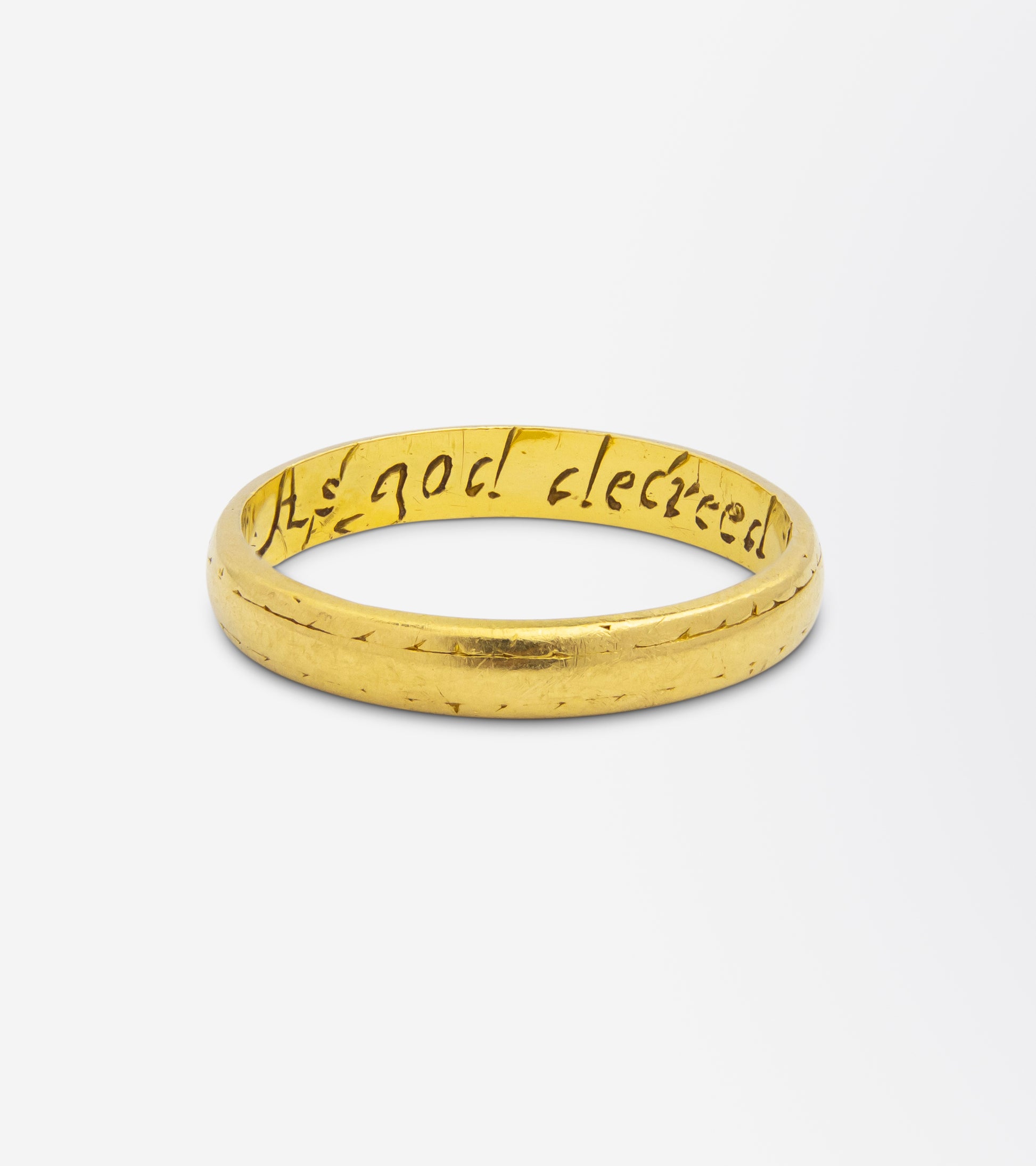 18th Century Posy Ring in 18kt Gold