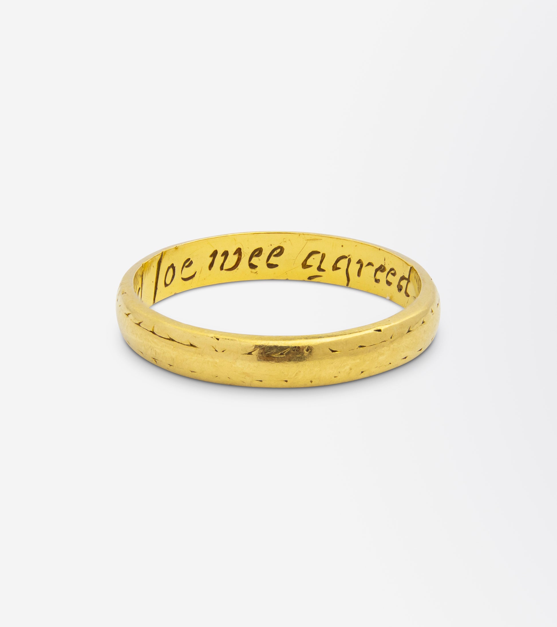 18th Century Posy Ring in 18kt Gold