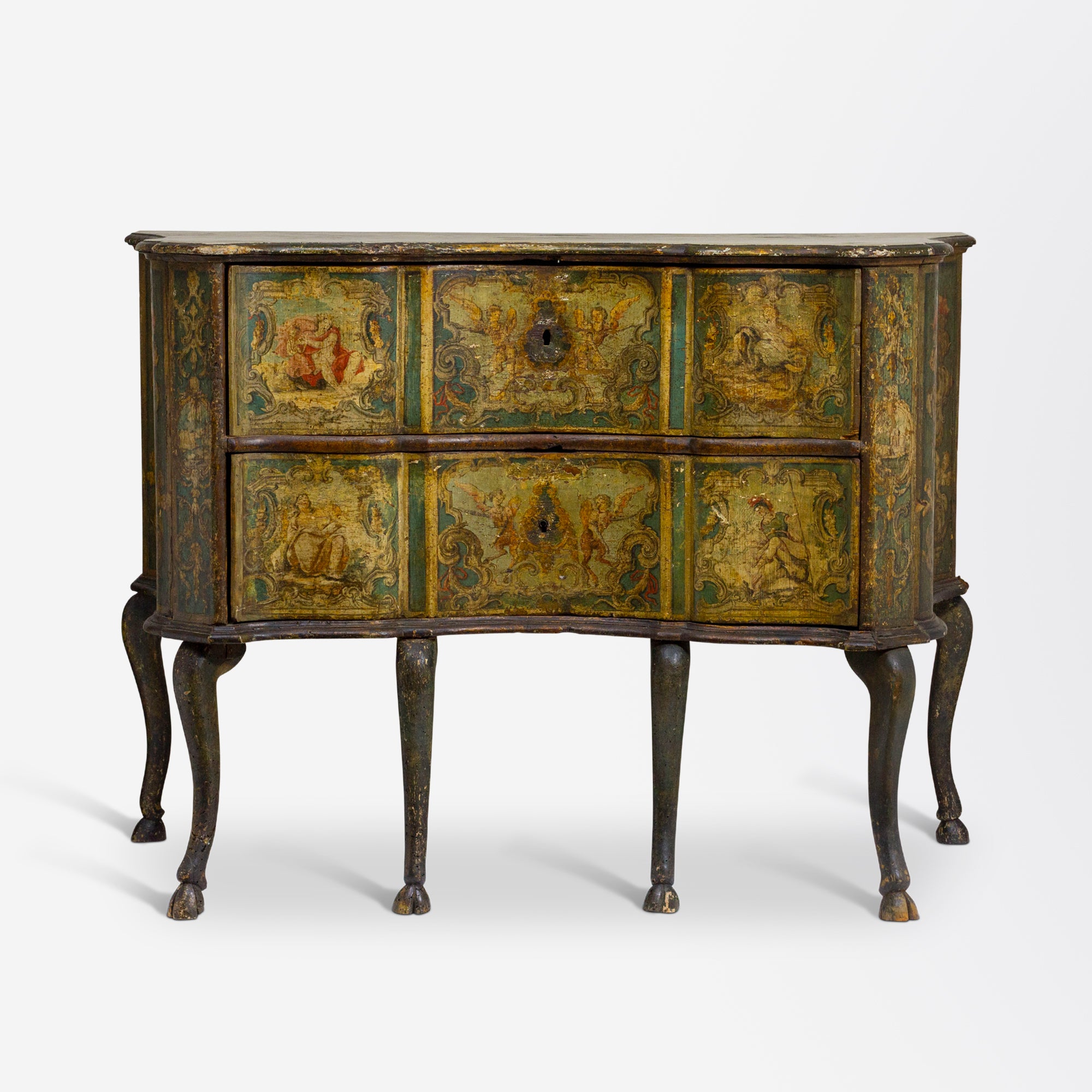 Rare 18th Century Venetian Rococo Commode