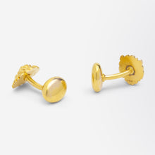 Load image into Gallery viewer, 14kt Yellow Gold Lion Cufflinks With Rubies &amp; Diamonds
